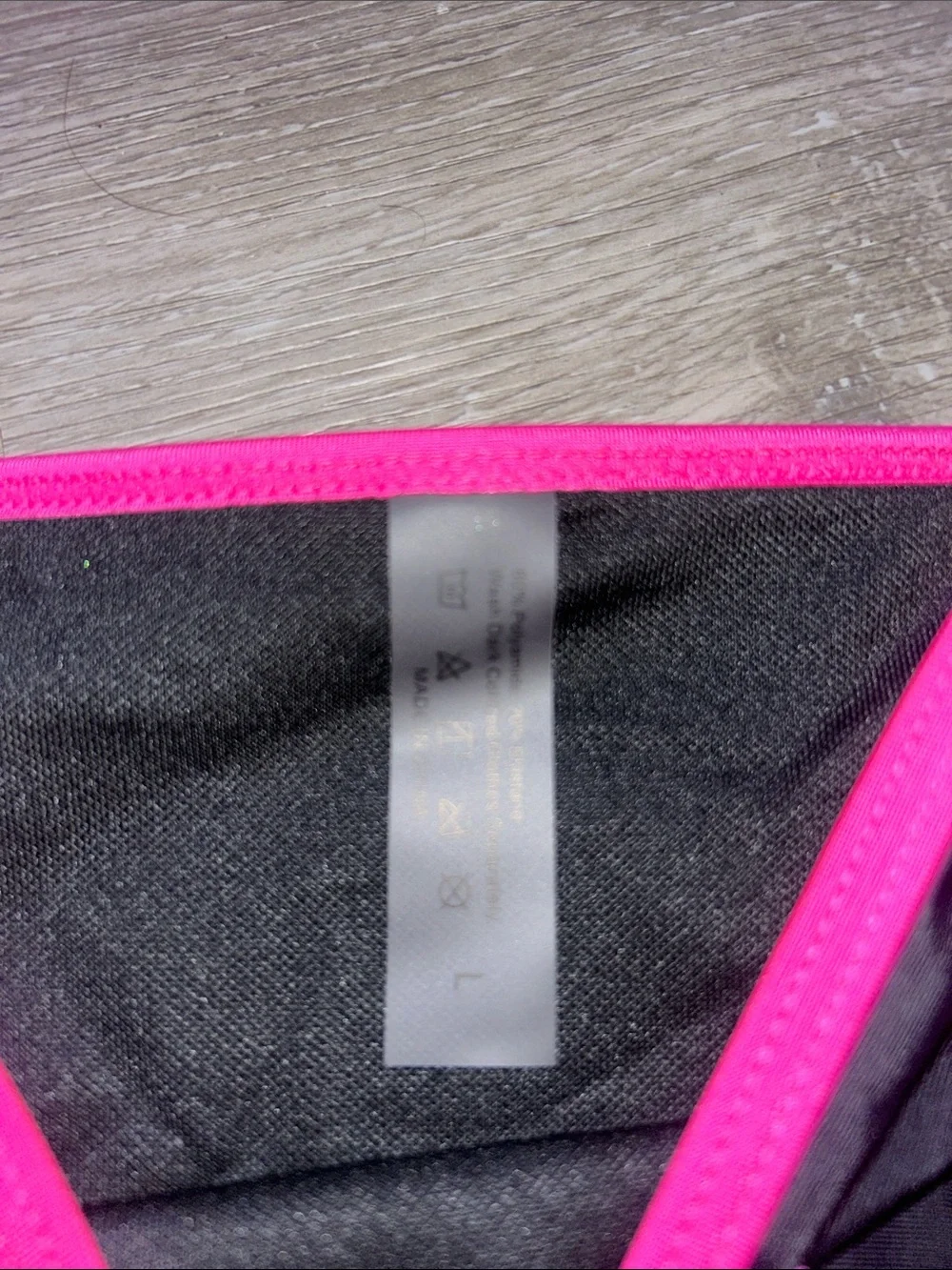 Black & Hot Pink Rhinestone cybersigilism Y2KTriangle Bikini Bottom - Women Swim